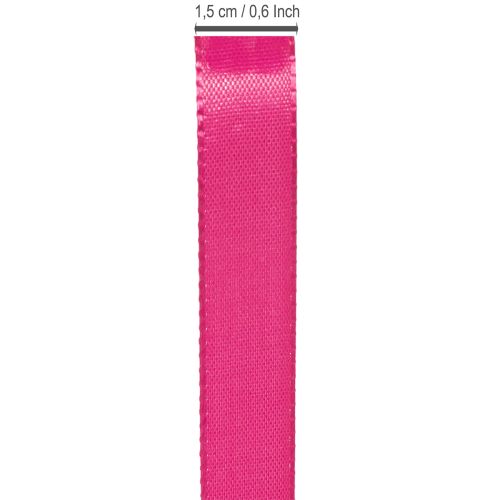 Artikel Cadeau- en decoratielint 15 mm x 50 m roze