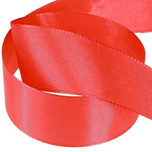 Artikel Cadeaulint en decoratief lint polyester lint rood 40mm 50m
