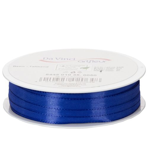 Artikel Cadeau- en decoratielint, taftlint, 10 mm x 50 m, donkerblauw