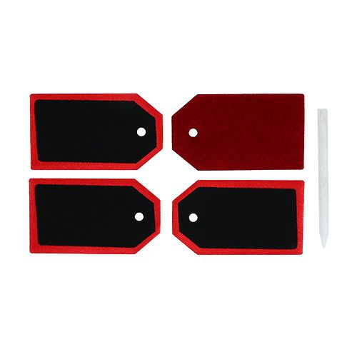 Cadeaukaartjes met schoolbordpen 18 st