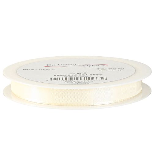 Artikel Cadeaulint decoratief lint taft lint crème 15mm 50m