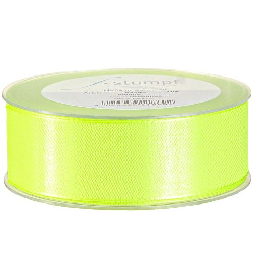 Artikel Cadeaulint decoratief lint zelfkant limoengroen 40mm 50m