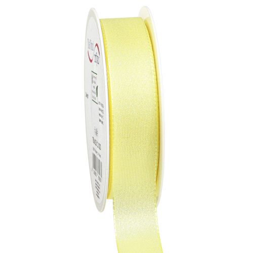Floristik24 Cadeaulint geel mica sierlint glinsterend 25mm 20m