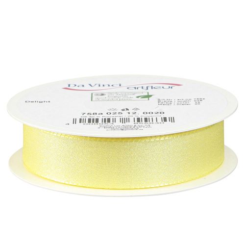 Artikel Cadeaulint geel mica sierlint glinsterend 25mm 20m