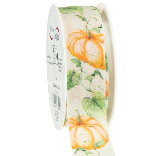 Artikel Cadeaulint pompoenlint herfstoranje 40mm 15m