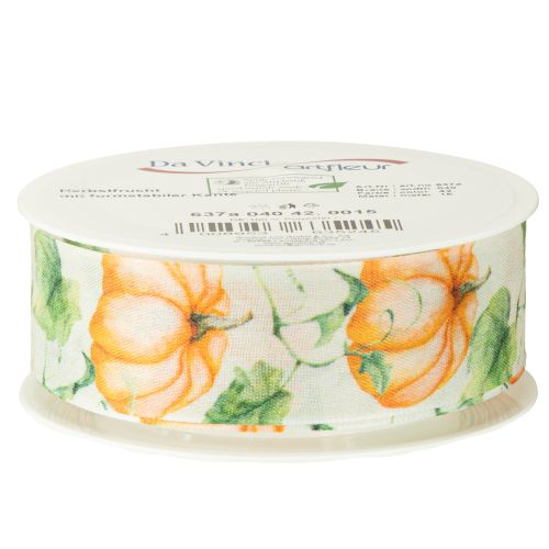 Artikel Cadeaulint pompoenlint herfstoranje 40mm 15m