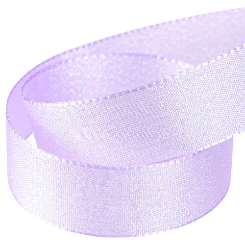 Artikel Cadeaulint paars mica sierlint lila 25mm 20m