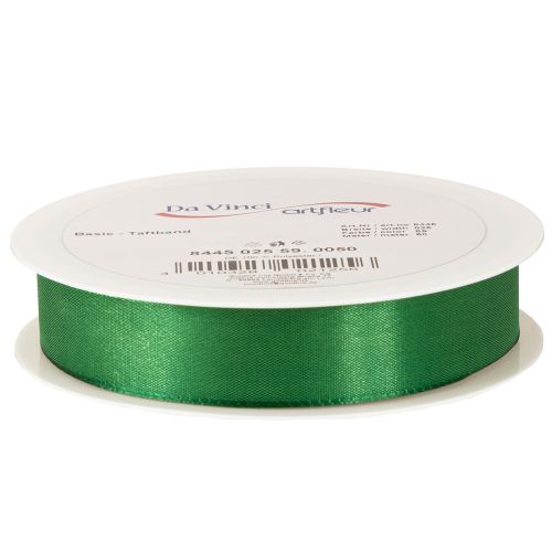 Artikel Cadeaulint taft decoratief lint donkergroen 25mm × 50m