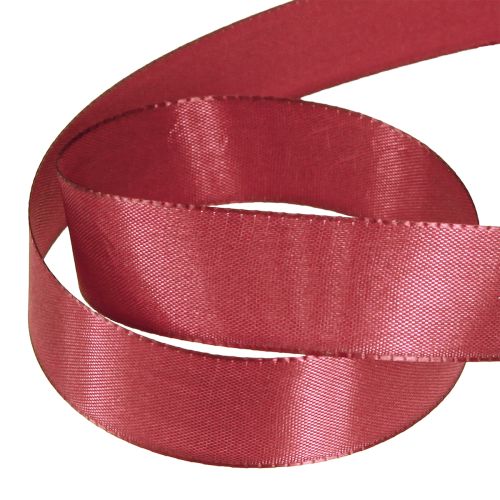 Artikel Cadeaulint taftlint decoratief lint Bordeaux 25mm 50m