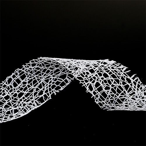 Floristik24 Geschenklint in wit 3cm 10m