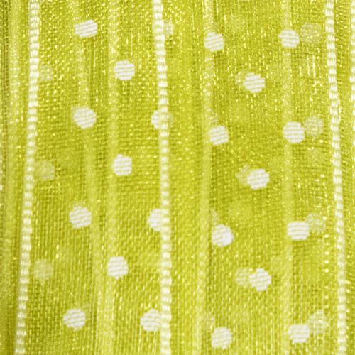 Artikel Lint met stippenpatroon voor decoratieve cadeauverpakking, 1,5 cm breed, 20 m lang