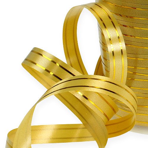Artikel Splitlint 2 gouden strepen op goud 10 mm 250 m