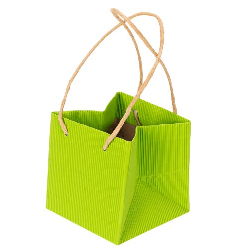 Artikel Cadeautas, papieren tas met handvatten, kleurrijke verpakking, 10,5 cm, 8 stuks
