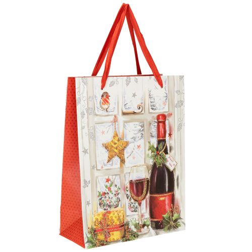 Artikel Kerstpakketzakje 8cm x 18cm H24cm set van 2