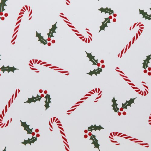 Artikel Kerstcadeauzakje met handvatten rood wit 24×18×8cm 4st