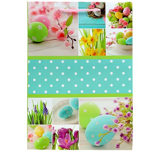 Floristik24 Geschenktas Pasen motief 18cm x 23cm 1stuk