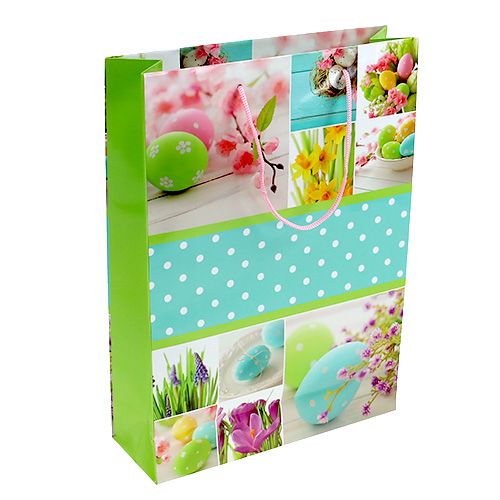 Floristik24 Geschenktasje met paasmotief 25 cm x 34,5 cm 1st