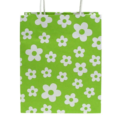 Floristik24 Gift bags groen 20cm x 11cm x 25cm 8st