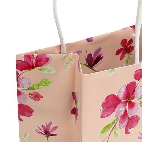 Artikel Geschenkzakjes met bloemen 20cm x 11cm x 25cm 6 stuks