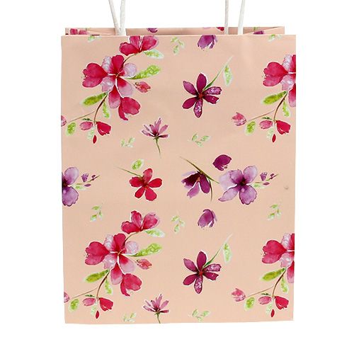 Artikel Geschenkzakjes met bloemen 20cm x 11cm x 25cm 6 stuks