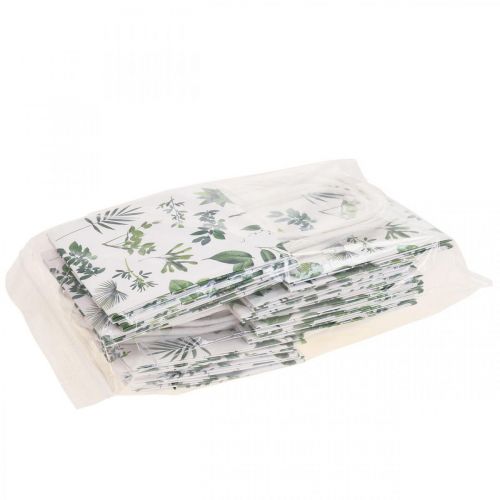 Artikel Cadeauzakjes papieren zakjes witte vellen 12×12×12cm 12 st