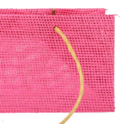 Artikel Cadeauzakjes met handvatten papier geweven look kleurrijk 20×10×10cm 6st