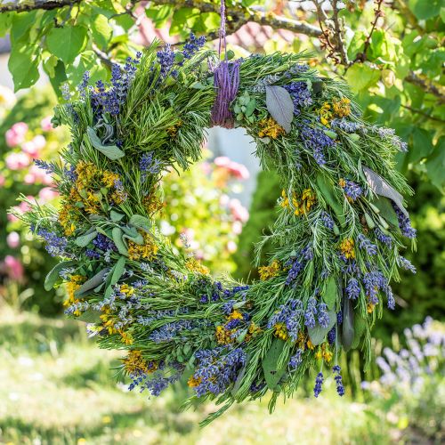 Artikel Gedroogde lavendel decoratieve droogbloemen 25cm 350g 5st
