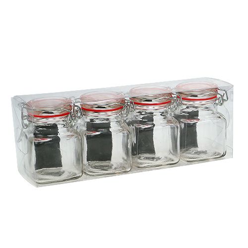 Floristik24 Kruidenpotjes met tekstveld Ø4cm H7cm 4st