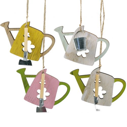Decoratieve hangende gieter 9cm x 12cm 8st | Floristik24.nl