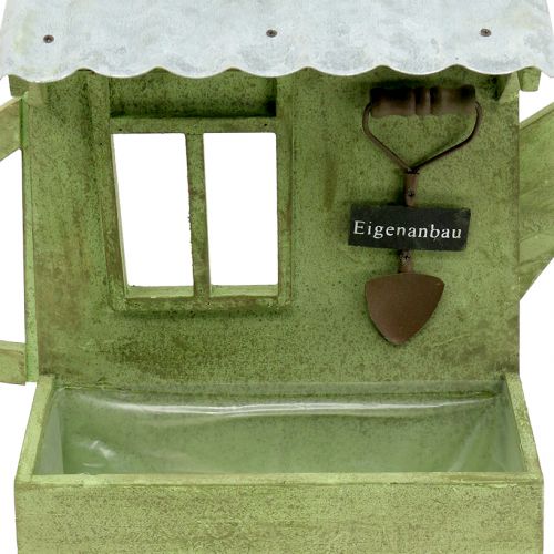 Floristik24 Tuinhuisje Planter Groen H40cm