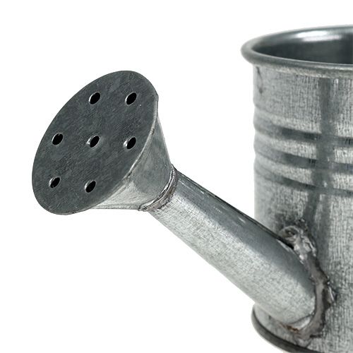 Floristik24 Gieter glanzend zink 7,5cm 8st