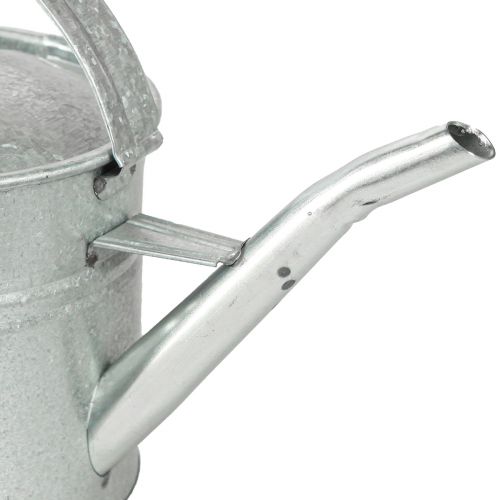 Artikel Gieter metaal decoratie vintage zilver 30×13×14cm 1,25l