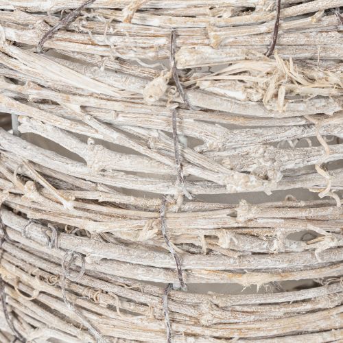 Artikel Decoratieve gieter met een smaakvol geweven ontwerp voor een elegante huisdecoratie, 26 cm.