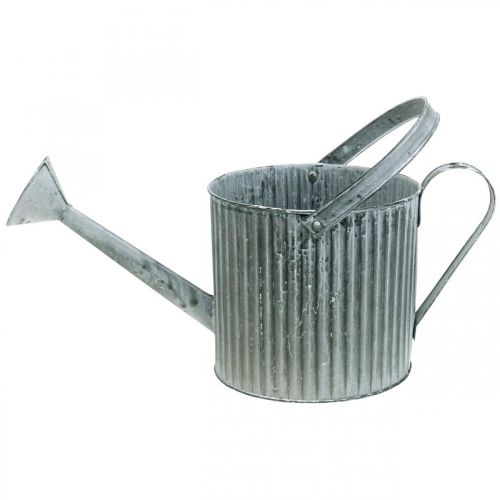 Artikel Gieter voor opplant, decoratieve metalen kan, plantenbak Ø19.5cm