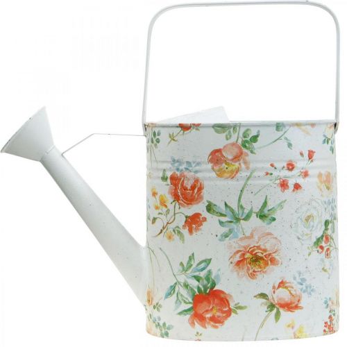 Artikel Decoratieve gieter metalen vintage rozen zomerdecoratie tuin H31.5cm