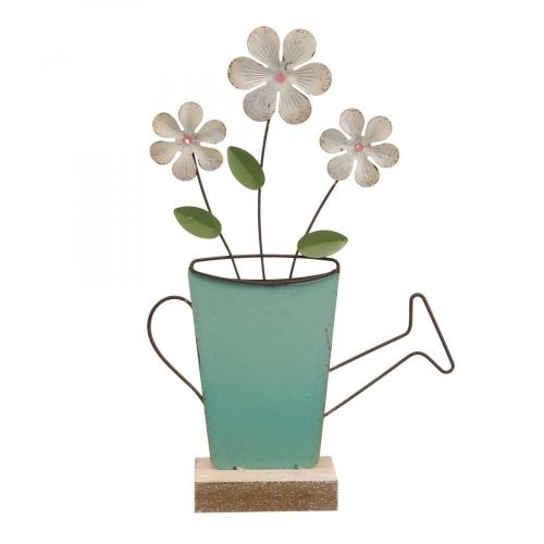 Floristik24 Gieterdecoratie metalen tafeldecoratie kleur roest 23,5/24cm 2 st