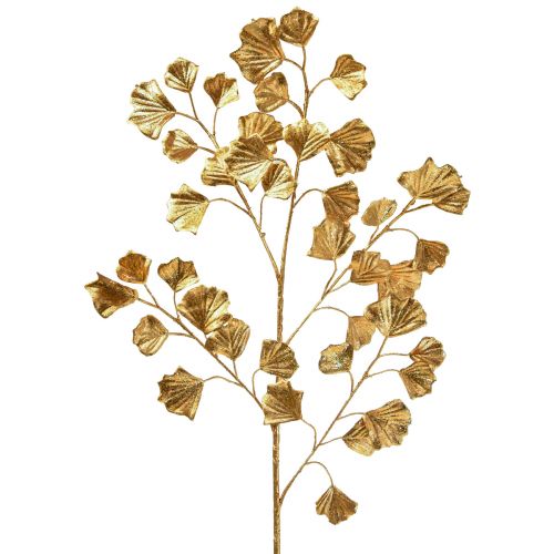 Artikel Gingko tak decoratieve kunstplant brons glitter 84cm