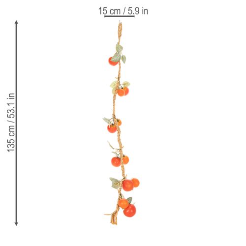 Artikel Kunstmatige tomatenslinger, decoratieve klimplant, levensechte woonkamerdecoratie, 135 cm