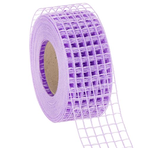 Paarse gaastape, 4,5 cm breed, decoratieve tape op rol voor creatieve knutselprojecten, 10 m