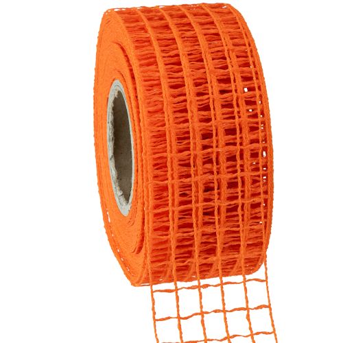 Floristik24 Gaasband 4,5cm x 10m oranje