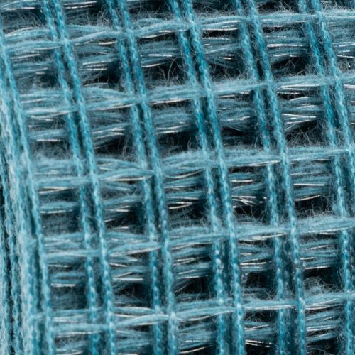 Decoratief lint, rasterlint, 4,5 cm breed, blauw, voor knutselprojecten, 10 m | Floristik24.nl