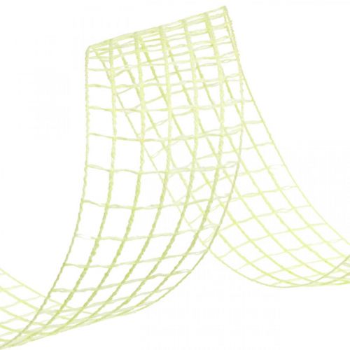 Lattice tape deco tape hobbytape geel limoen 4,5cm x 10m