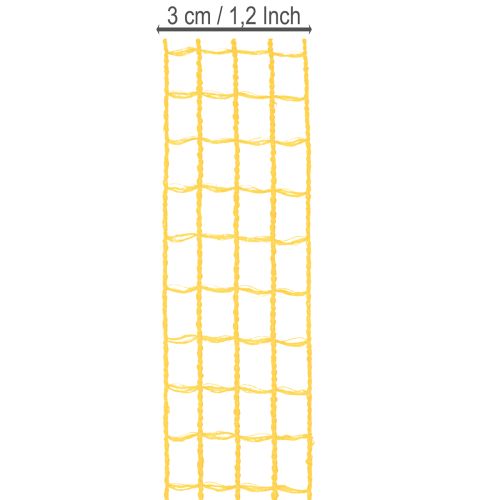 Decoratief gaasband, diverse kleuren, 3 cm x 10 m, 7 stuks | Floristik24.nl