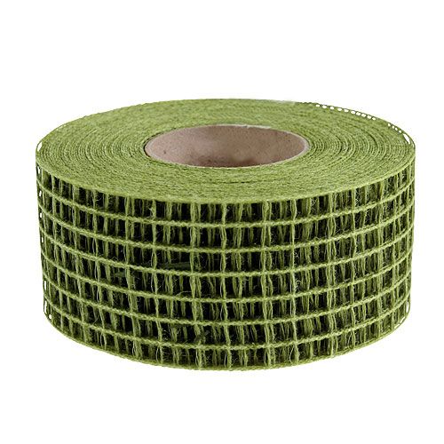 Floristik24 Gaasband 4,5 cm x 10 m mosgroen