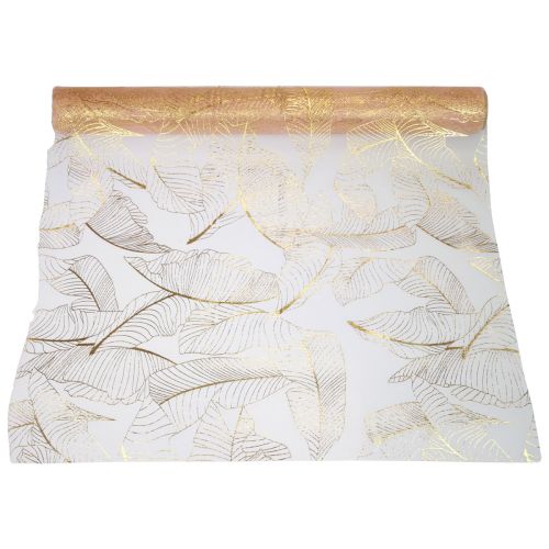 Artikel Tafelloper herfsttafelloper bladdecoratie oranje goud 48x450cm