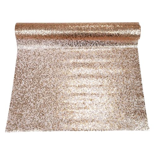 Artikel Tafelloper Kerst roségouden tafelloper 48×450cm