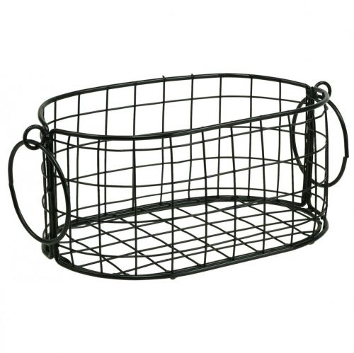 Artikel Draadmand met hengsels metaal zwart 17-32cm set van 4