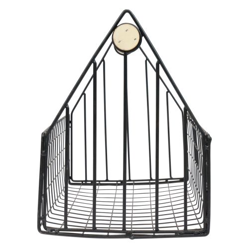 Artikel Draadmand draadmand plantenmand metaal zwart 35x18x22,5cm