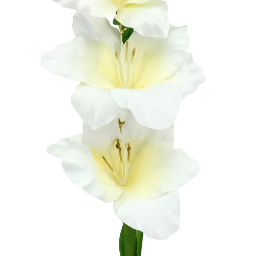Floristik24 Gladiolen wit 86cm kunstmatig