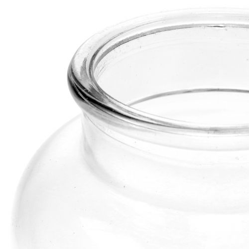 Floristik24 Glazen vaas Ø14cm H16.5cm